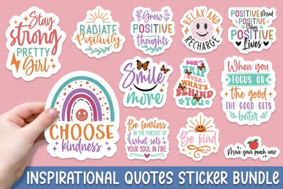 Download Inspirational Quotes Sticker Bundle - Inspirational Collection