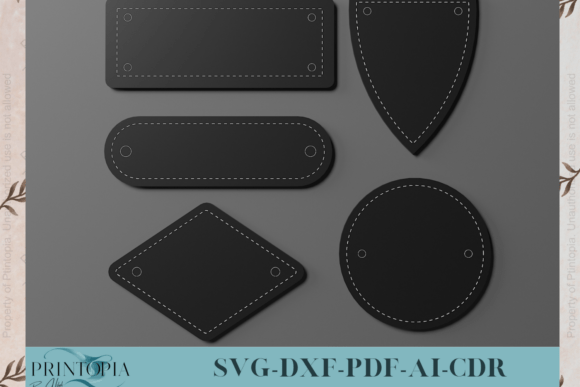Download Laser Cut Leather Labels: Versatile!048 - Premium Resources