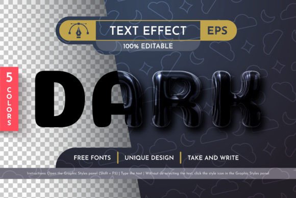 Download 5 Plastic Editable Text Effects - Premium Resources